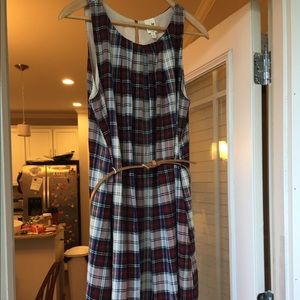 Plaid Pink Owl Dress